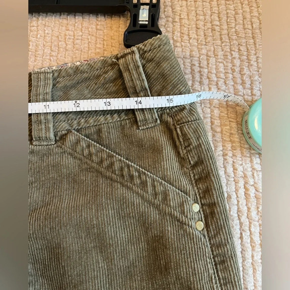 Jacob  Connection y2k women mini skirt 3 4 corduroy light brown - Picture 6 of 7